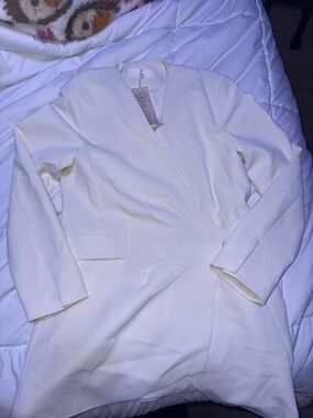 Commense Cream Lightweight Blazer